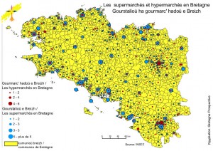 Hypermarchés et supermarchés