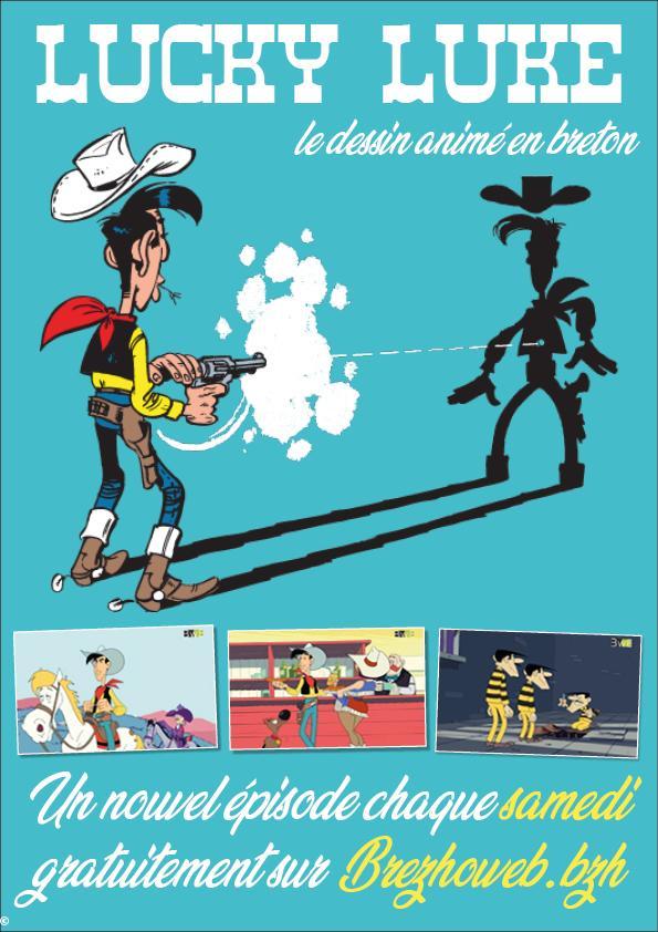 Lucky Luke parle breton plus vite que son ombre