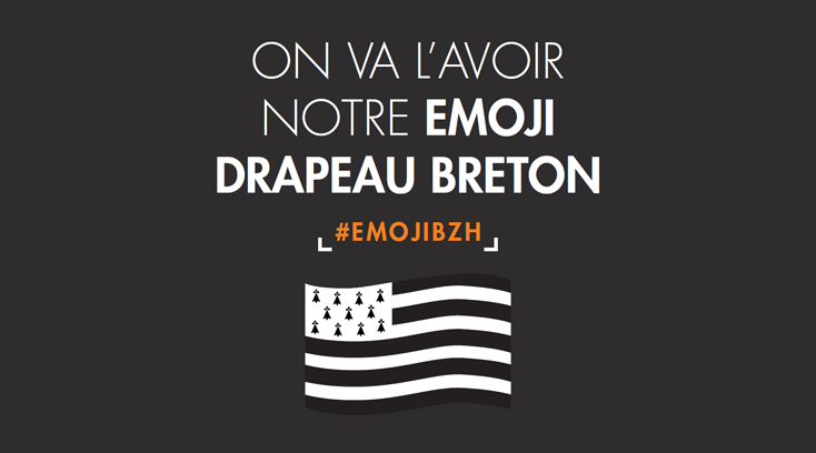 Soutenez la campagne pour obtenir l’emoji drapeau breton