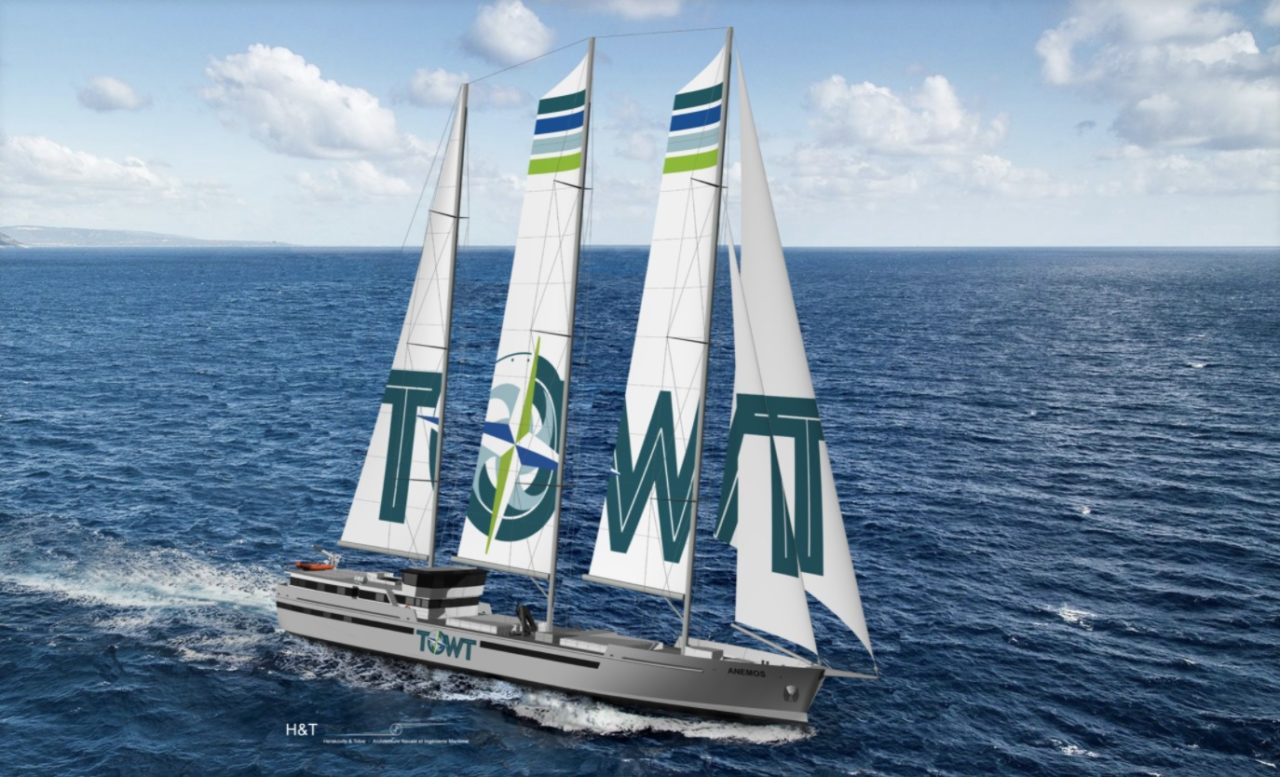 Towt (Douarnenez) vogue vers son premier voilier-cargo